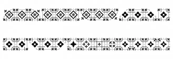 GlukFrames05 Font LOWERCASE