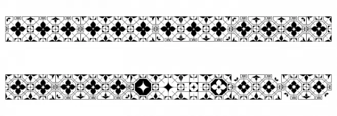 GlukFrames06 フォント 大文字