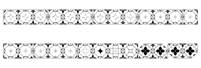 GlukFrames06 Font LOWERCASE