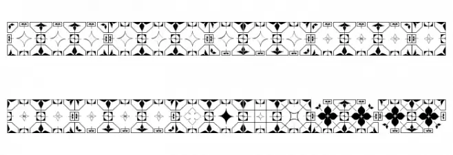 GlukFrames06 Font LOWERCASE