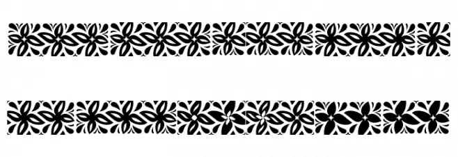 GlukFrames07 Schriftart Groß