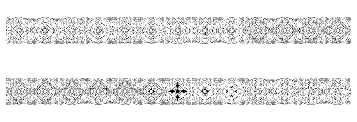 GlukFramesG1 Polices MINUSCULES