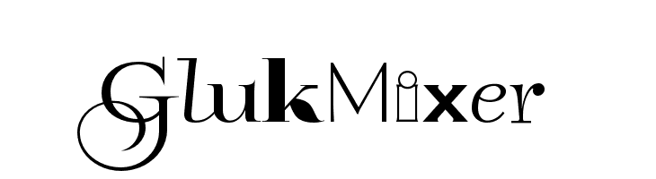 GlukMixer  Fuentes Gratis Descargar