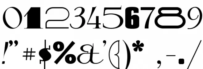 GlukMixer Font OTHER CHARS