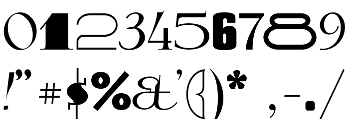 GlukMixer Font OTHER CHARS