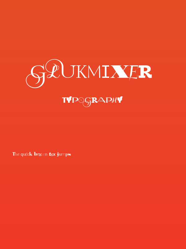GlukMixer Poster