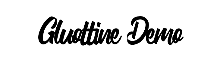 Gluottine Demo  font caratteri gratis