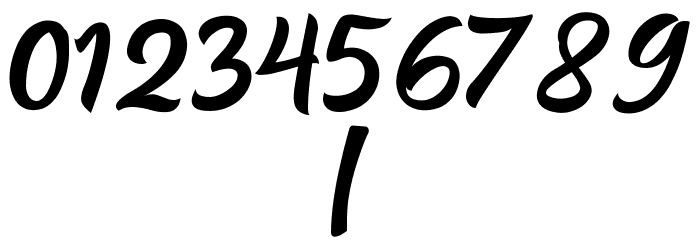 Gluottine Demo Font OTHER CHARS