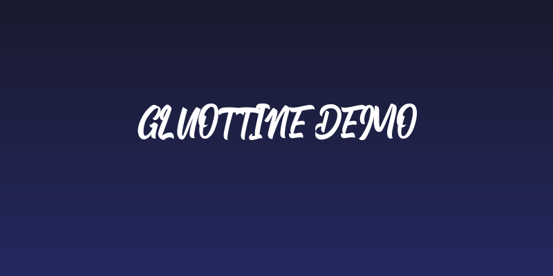 Gluottine Demo Social Header