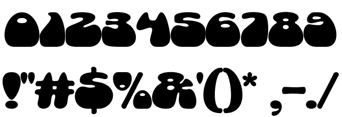 Glupy Retro Font OTHER CHARS