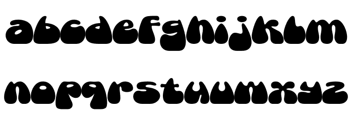 Glupy Retro Font LOWERCASE