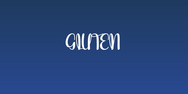 Gluten Social Header