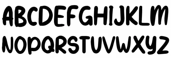 GlutteniDemo Schriftart Groß