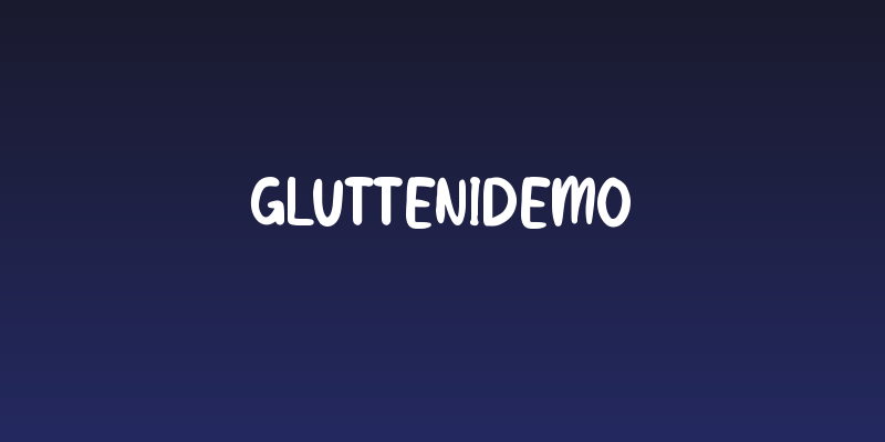GlutteniDemo Social Header