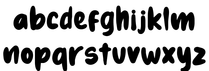 GlutteniDemo Font LOWERCASE