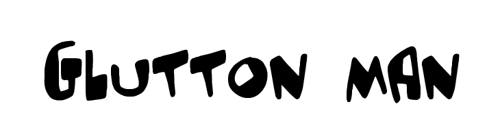 Glutton man  免费字体下载