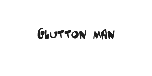 Glutton man Logo