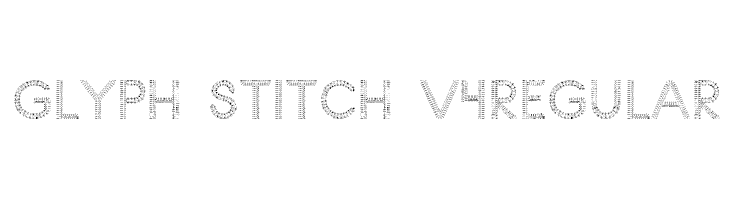 Glyph Stitch v4Regular  Frei Schriftart Herunterladen