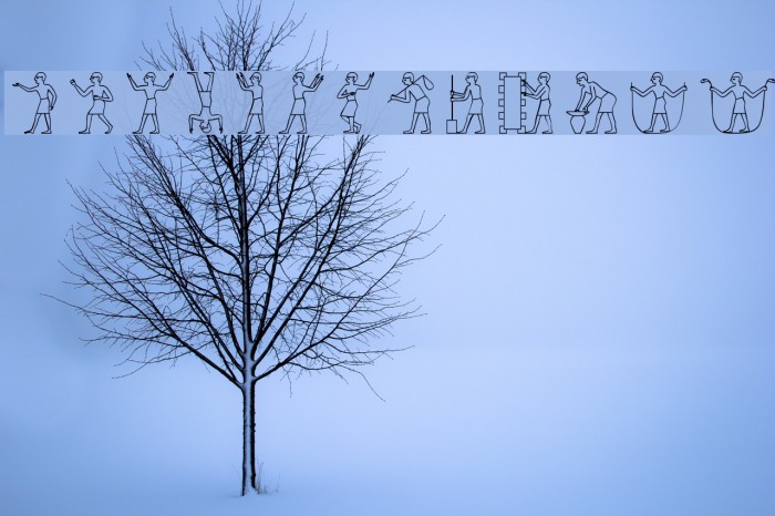 GlyphBasic1 Font examples