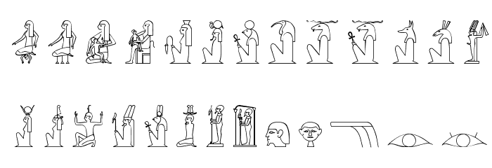 GlyphBasic1 Font LOWERCASE