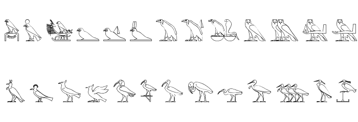 GlyphBasic2 Font LOWERCASE