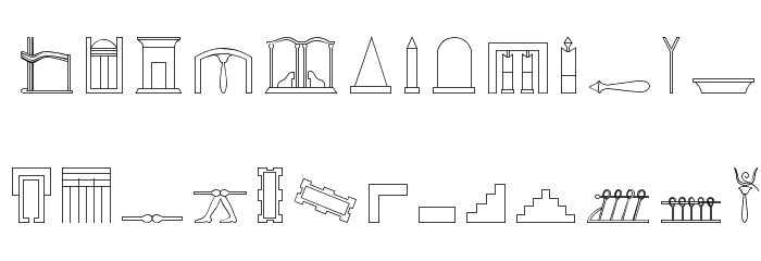 GlyphBasic3 Font LOWERCASE