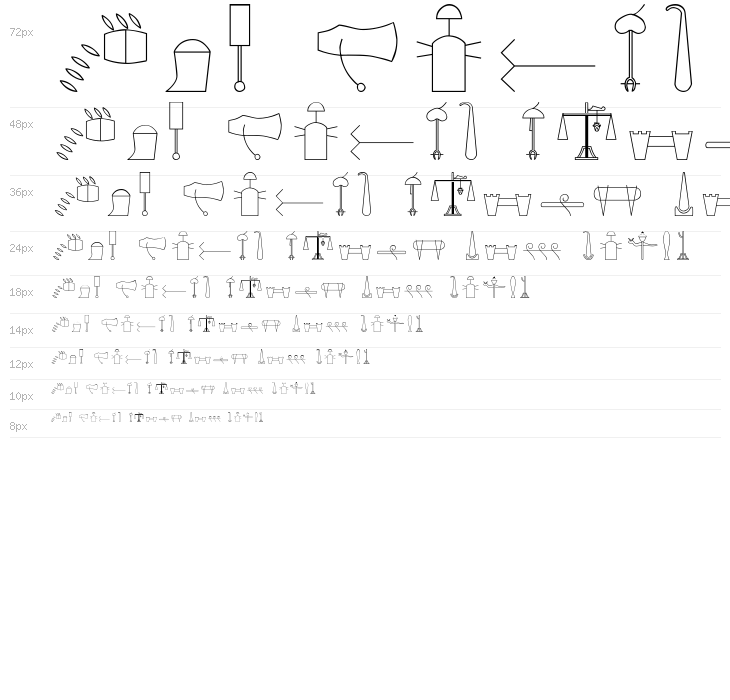 GlyphBasic4 Waterfall