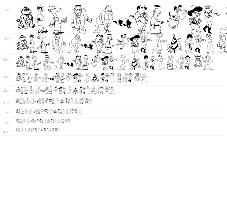 GlyphDigest Waterfall