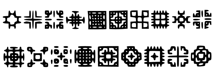 Glypha Regular Font OTHER CHARS