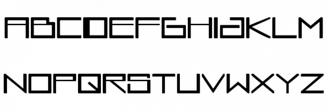 Glyphstream Шрифта ВЕРХНИЙ