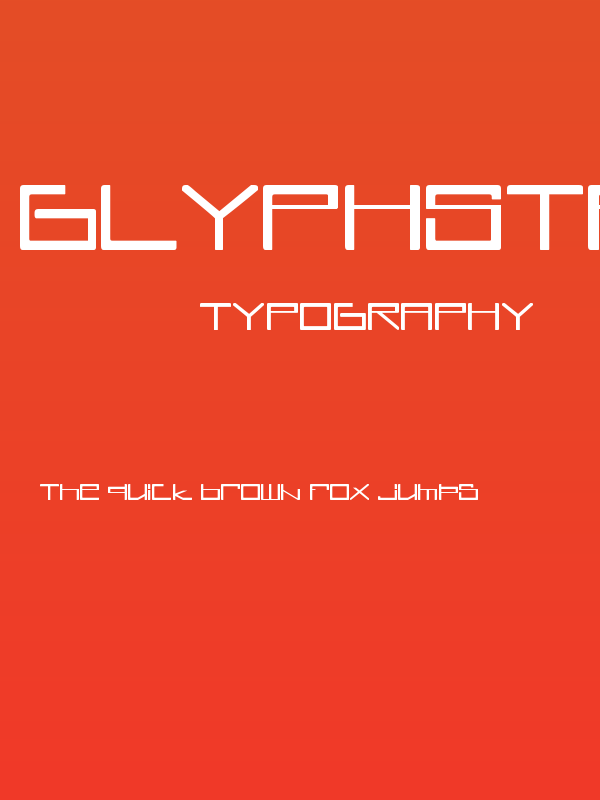 Glyphstream Poster