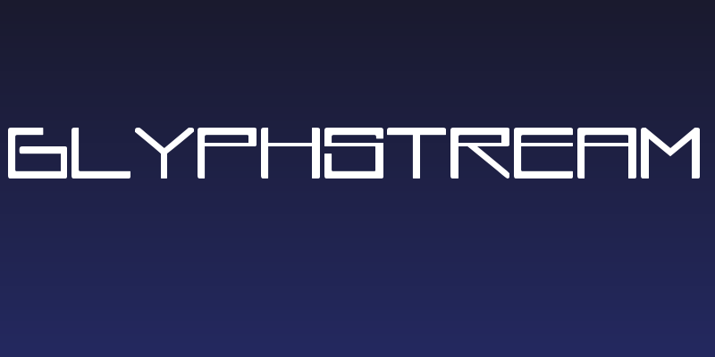 Glyphstream Social Header