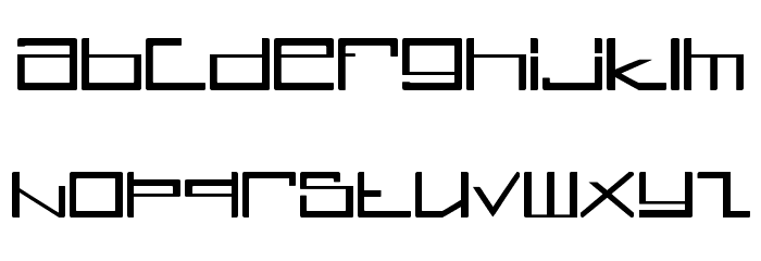 Glyphstream Font LOWERCASE