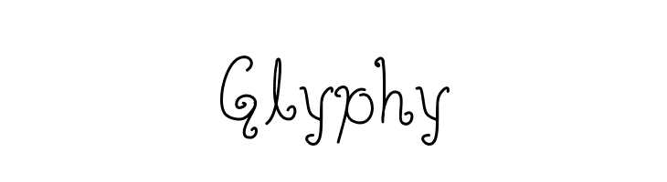 Glyphy  免费字体下载