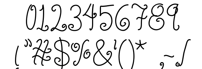 Glyphy Font OTHER CHARS