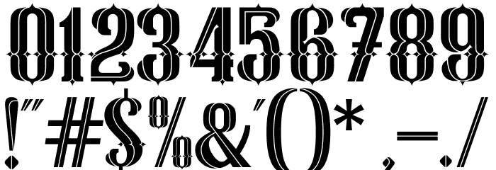 gladhyte Font OTHER CHARS