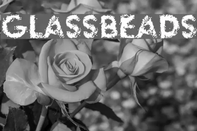 glassbeads Font examples