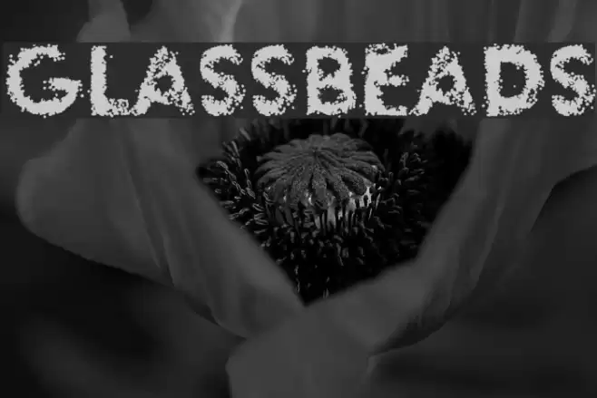 glassbeads Font examples