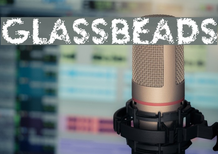 glassbeads Font examples