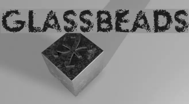 glassbeads Font examples