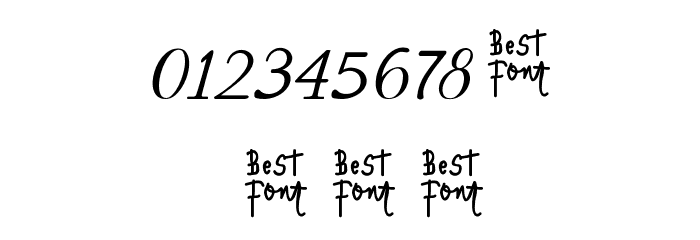 glatangScript-Regular Font OTHER CHARS
