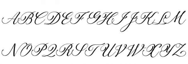 glatangScript-Regular Polices MAJUSCULES
