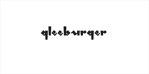 gleeburger Logo