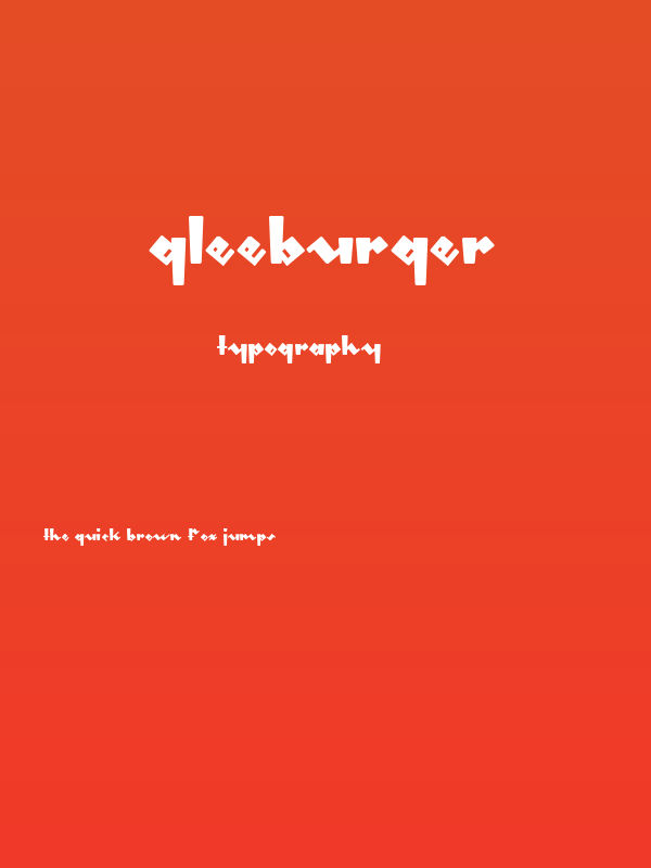 gleeburger Poster