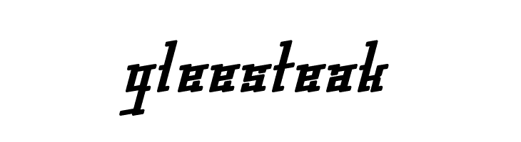 gleesteak  नि: शुल्क फ़ॉन्ट्स डाउनलोड