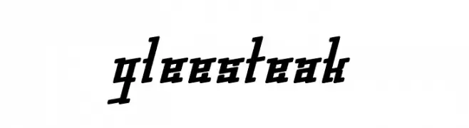 gleesteak  नि: शुल्क फ़ॉन्ट्स डाउनलोड