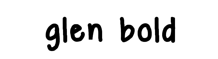 glen bold Font