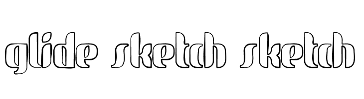 glide sketch sketch  font caratteri gratis