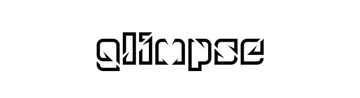 glimpse Fonte