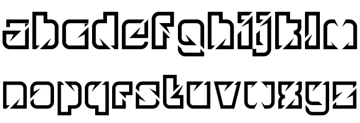 glimpse Font LOWERCASE